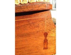 Arts and Crafts Walnut Armchair with Carved Female Heads and High Heel Shoes - Thumbnail 14