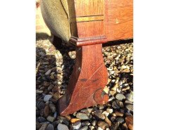 Arts and Crafts Walnut Armchair with Carved Female Heads and High Heel Shoes - Thumbnail 16