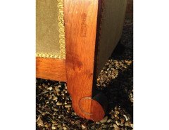 Arts and Crafts Walnut Armchair with Carved Female Heads and High Heel Shoes - Thumbnail 17