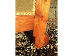 Arts and Crafts Walnut Armchair with Carved Female Heads and High Heel Shoes - Thumbnail 18