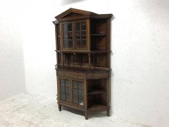 George Jack for Morris & Co. Fine Mahogany Glazed Bookcase - Thumbnail 3
