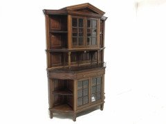 George Jack for Morris & Co. Fine Mahogany Glazed Bookcase - Thumbnail 2