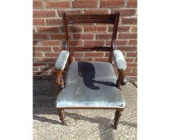 Bruce Talbert Attri Six Aesthetic Movement Oak Dining Chairs with Carved Florets - Thumbnail 6