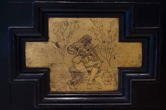 Dr Christopher Dresser attributed, An Aesthetic Movement Ebonised Music Cabinet - Thumbnail 2