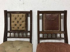 Bruce Talbert Gillows, Harlequin Set of Eight Aesthetic Movement Dining Chairs - Thumbnail 4