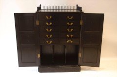 Dr Christopher Dresser attributed, An Aesthetic Movement Ebonised Music Cabinet - Thumbnail 4