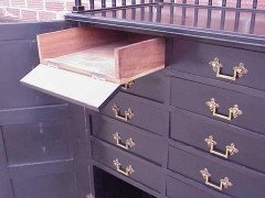 Dr Christopher Dresser attributed, An Aesthetic Movement Ebonised Music Cabinet - Thumbnail 8