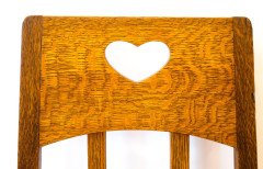 Arts & Crafts Oak Armchair by Jas Shoolbred - Thumbnail 1