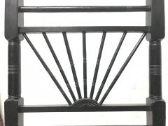 E W Godwin attri, A Pair of Anglo-Japanese Side Chairs with Radiating Spindles - Thumbnail 5