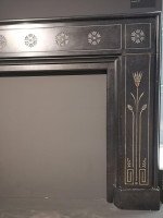 Dr C Dresser, Important Aesthetic Movement Marble Fire Surround with Bulrushes - Thumbnail 4