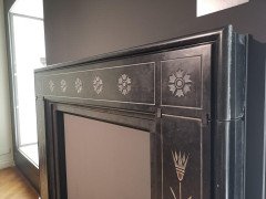 Dr C Dresser, Important Aesthetic Movement Marble Fire Surround with Bulrushes - Thumbnail 9