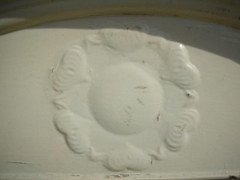 Arts & Crafts Cast Iron Fireplace with Its Original Cast Iron Overmantel Mirror - Thumbnail 3