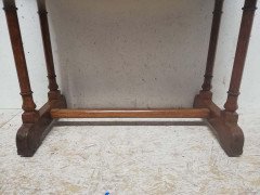 A W N Pugin Gillows, Gothic Revival Oak Marble-Top Washstand with Carved Florets - Thumbnail 14
