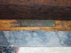 A W N Pugin Gillows, Gothic Revival Oak Marble-Top Washstand with Carved Florets - Thumbnail 19