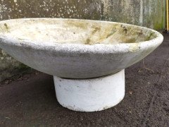 Willy Guhl for Eternit, a Mid- Century Modern Concrete Garden Planter with Stand - Thumbnail 5