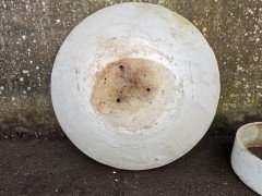 Willy Guhl for Eternit, a Mid- Century Modern Concrete Garden Planter with Stand - Thumbnail 13