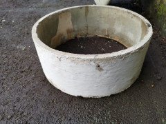 Willy Guhl for Eternit, a Mid- Century Modern Concrete Garden Planter with Stand - Thumbnail 15