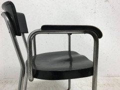 Emile Guillot Tubular Steel Modernist Armchair Made by Thonet - Thumbnail 5