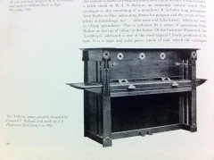 Valkyrie Arts and Crafts Oak Piano Designed by L F Wyburd for Liberty and Co - Thumbnail 1