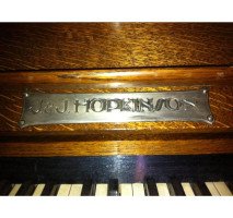 Valkyrie Arts and Crafts Oak Piano Designed by L F Wyburd for Liberty and Co - Thumbnail 2