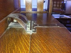 Valkyrie Arts and Crafts Oak Piano Designed by L F Wyburd for Liberty and Co - Thumbnail 3