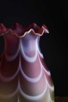 Thomas Webb, a Large Vaseline and Cranberry Shade, Circa 1900 - Thumbnail 7
