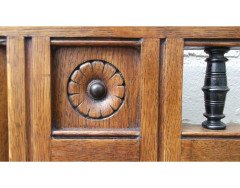 Bruce Talbert, attr, a Long Aesthetic Movement Oak Bench with Carved Florets - Thumbnail 10