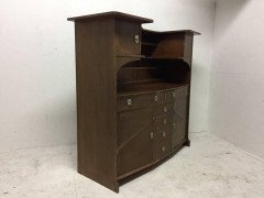 E. A. Taylor Wylie & Lochhead. An Exhibition Quality Glasgow School Oak Sideboard - Thumbnail 2