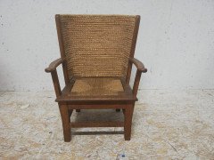 Near Matching Pair of Arts & Crafts Small and Large Children's Orkney Chairs - Thumbnail 10