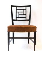 E. W. Godwin Probably for William Watt. an Anglo- Japanese Ebonized Side Chair - Thumbnail 2