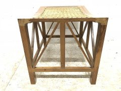 Hugh Birkett, Master Craftsman, an Arts & Crafts Handmade Yew Wood Thebes Stool - Thumbnail 4