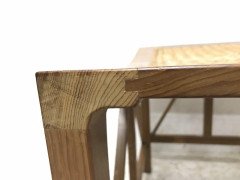Hugh Birkett, Master Craftsman, an Arts & Crafts Handmade Yew Wood Thebes Stool - Thumbnail 6