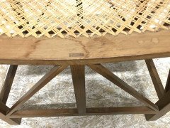 Hugh Birkett, Master Craftsman, an Arts & Crafts Handmade Yew Wood Thebes Stool - Thumbnail 10