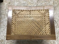 Hugh Birkett, Master Craftsman, an Arts & Crafts Handmade Yew Wood Thebes Stool - Thumbnail 11