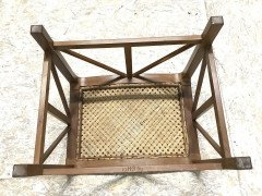 Hugh Birkett, Master Craftsman, an Arts & Crafts Handmade Yew Wood Thebes Stool - Thumbnail 12