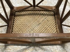 Hugh Birkett, Master Craftsman, an Arts & Crafts Handmade Yew Wood Thebes Stool - Thumbnail 13