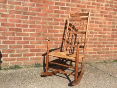 Cotswold School Rocking Chair Made From Ash by Edward Gardiner - Thumbnail 8