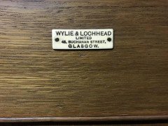 Wylie & Lochhead. A Large Arts & Crafts Oak Wardrobe With Stylised Iron Hinges - Thumbnail 1