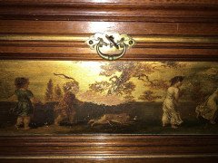 H.W. Batley Gillows & Co an Aesthetic Movement Walnut & Gilt Secretaire Bookcase - Thumbnail 12