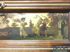 H.W. Batley Gillows & Co an Aesthetic Movement Walnut & Gilt Secretaire Bookcase - Thumbnail 13