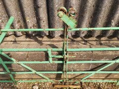 Pair of Mid Victorian Handwrought Iron Meadow Gates with Simple Scroll Details - Thumbnail 9
