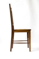 E. A. Taylor an Arts & Crafts Scottish School Oak Chair Made by Wylie & Lochhead - Thumbnail 3