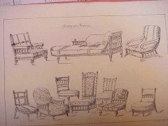 Thomas Collcutt attributed An Aesthetic Movement Walnut & Ebonized Chaise Lounge - Thumbnail 8