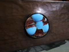 Glasgow School, An Arts & Crafts Hammered Copper Wall Mirror with pomegranates - Thumbnail 5