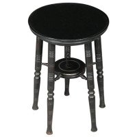E. W. Godwin, attributed. Aesthetic Movement Circular Wine or Side Table with Five Legs