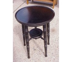 E. W. Godwin Attri. Aesthetic Movement Circular Wine or Side Table with Five Legs. - Thumbnail 3