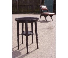 E. W. Godwin Attri. Aesthetic Movement Circular Wine or Side Table with Five Legs. - Thumbnail 6