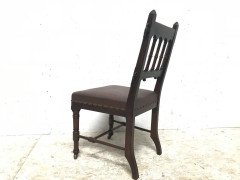 Bruce Talbert for Gillows & Co., a Rare Gothic Revival Walnut Side or Desk Chair - Thumbnail 4