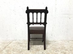 Bruce Talbert for Gillows & Co., a Rare Gothic Revival Walnut Side or Desk Chair - Thumbnail 5