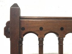 Bruce Talbert for Gillows & Co., a Rare Gothic Revival Walnut Side or Desk Chair - Thumbnail 9